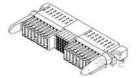 1-1926721-6 TE Connectivity MINIPAK Series Right Angle Board PCB Header, 27 Contact(s), 2.75 mm Pitch, 5 Row, Shrouded