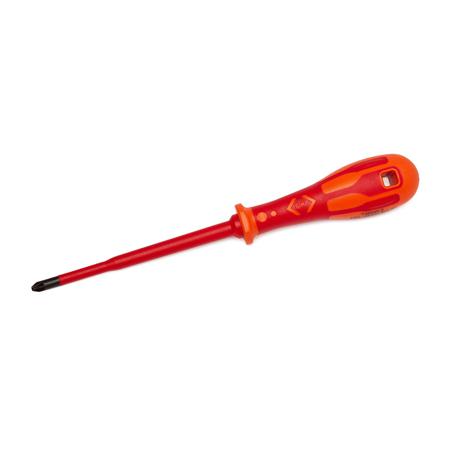 T49246-1 CK Modulo Insulated Screwdriver, SL-PH1 Tip, 100 mm Blade, VDE/1000V, 200 mm Overall