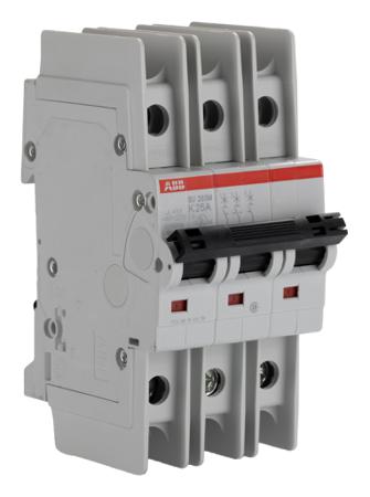 2CDS273337R0517--SU203M-K25 ABB System Pro M Compact 25A MCB3P Curve K