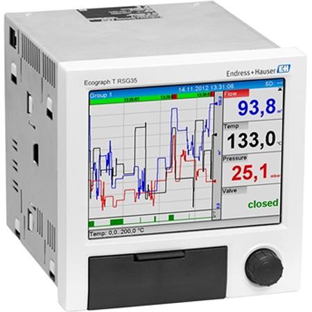 RSG35-C2AL7 Endress+Hauser , 12 Digital and 6 Analog Input Channels, 6 Output Channels, Graphical Chart Recorder