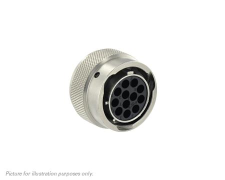 UT061412SH Souriau Sunbank by Eaton, UTO 12 Way Cable Mount MIL Spec Circular Connector Plug, Socket Contacts,Shell Size 14