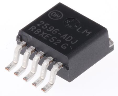 LM2596DSADJG onsemi,  Switching Regulator, 1-Channel 3A Adjustable 5-Pin, D2PAK