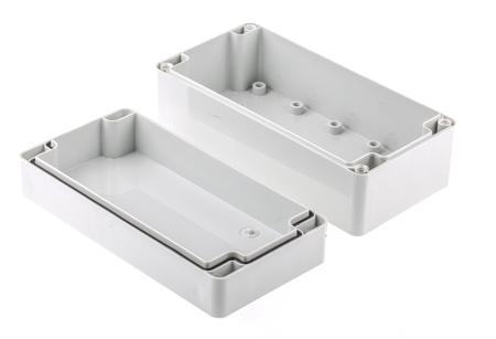 PC-081607-ENCLOSURE Fibox Euronord II Series Grey Polycarbonate Enclosure, IP66, IP67, Grey Lid, 160 x 80 x 65mm