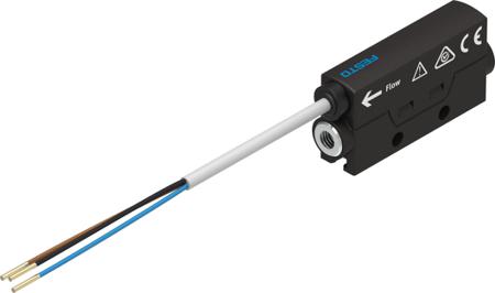 SFTE-10U-M5F-B-2-5K Festo SFTE Series Flow Transmitter Flow Sensor for Air, 0 l/min Min, 10 L/min Max