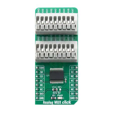 MIKROE-4111 MikroElektronika , Analog MUX Click Switches & Multiplexer Development Module for CD74HC4067