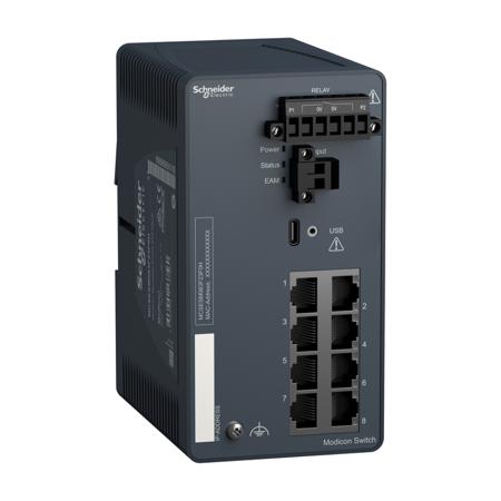 MCSESM083F23F0H Schneider Electric , Managed 8 Port Network Switch