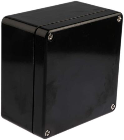 144-4455 GRP IP66 Junction Box, 160 x 160 x 90mm, Black