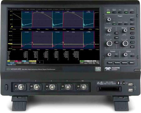 HDO4034A-MS Teledyne LeCroy  HDO4000A Series, 350MHz Bench Oscilloscope, 4 Analogue Channels, 16 Digital Channels - RS
