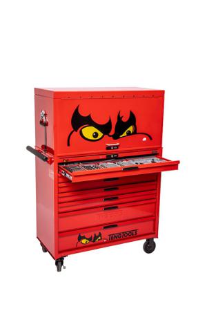 TCMM1034N Teng Tools 1034 Piece Automotive Tool Kit with Foam Inlay, VDE Approved