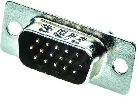 09563617700 HARTING D-Sub High Density 44 Way Through Hole D-sub Connector Plug, 2.29mm Pitch