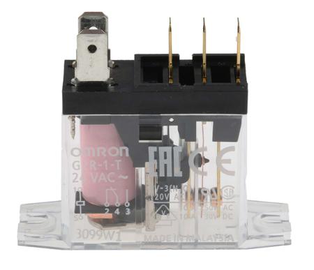 G2R-1-T AC24 Omron Panel Mount Power Relay, 24V ac Coil, 10A Switching Current, SPDT