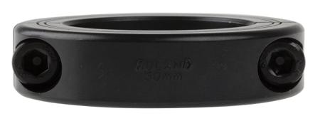 MSP-50-F Ruland Shaft Collar Two Piece Clamp Screw, Bore 50mm, OD 78mm, W 19mm, Carbon Steel