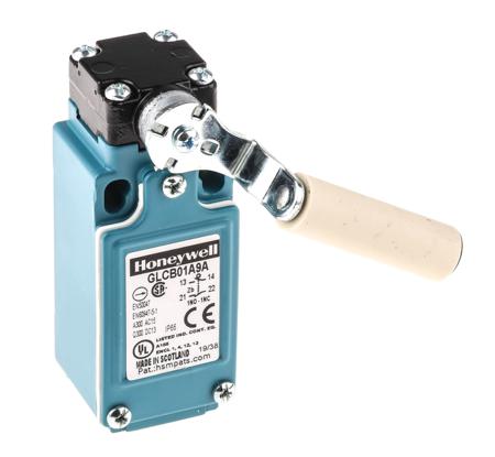GLCB01A9A Honeywell GLC Series Limit Switch, NO/NC, IP66, SPDT 1NO/1NC, Die Cast Zinc Housing, 300V ac Max, 10A Max