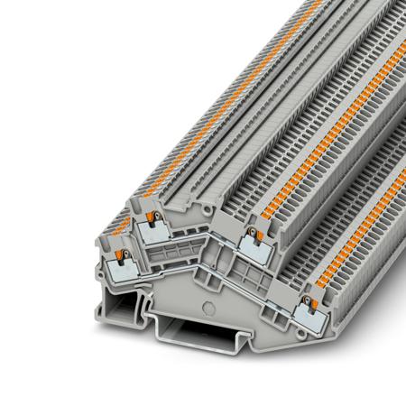 3214657 Phoenix Contact  PTTBS 1.5/S Series Grey, 0.14 → 1.5mm², Double-Level, Push In Termination