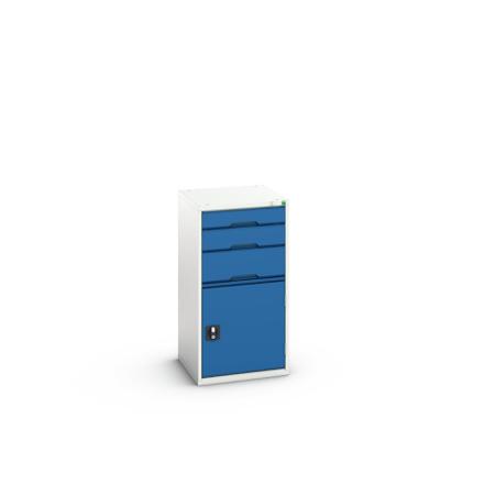 16925061.11 Bott 3 Cabinet, Steel, 1000mm x 525mm x 550mm, Blue, Light Grey
