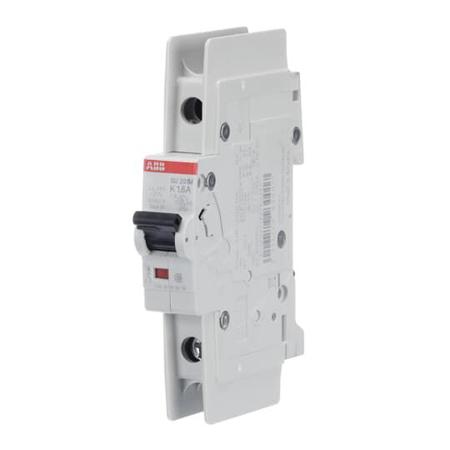 2CDS271337R0257 ABB SU200 M MCB, 1P, 1.6A Curve K, 277V AC, 48V DC, 15 kA Breaking Capacity