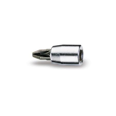 900 PZ1 BETA 1/4 in Drive 12mm Standard Socket, Pozidriv Bit, 12mm, 28 mm Overall Length