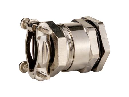 52004290-52003510 Lapp PG11 Metallic Nickel Plated Brass, IP55 Cable Gland With Locknut