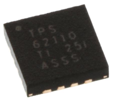 TPS62110RSAT Texas Instruments,  Step-Down Switching Regulator, 1-Channel 1.5A Adjustable 16-Pin, QFN