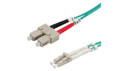21-15-8718 Roline LC to SC Multi Mode OM3 Fibre Optic Cable, 10mm