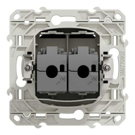 S540486 Schneider Electric Anthracite, 2 Gang, Odace