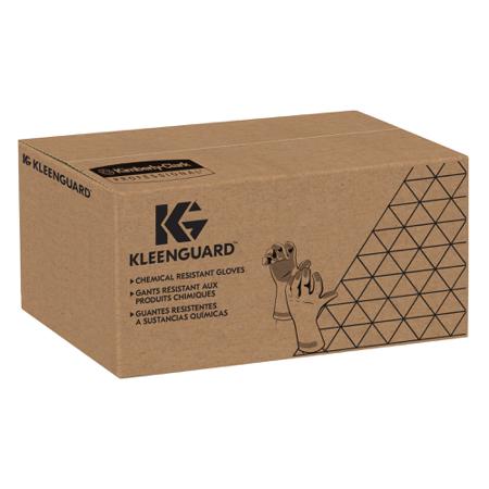38744 Kimberly Clark G80 Blue Latex Chemical Resistant Gloves, Size 10, XL, Latex, Neoprene Coating