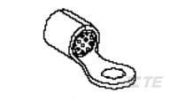 51979-3 TE Connectivity, Copalum Uninsulated Ring Terminal, M6 Stud Size
