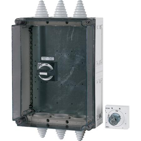 280418-NZM2-XCI45-TVD Eaton xEnergy Safety Ci Series Black, Grey Plastic General Purpose Enclosure, IP65, 500 x 375 x 225mm