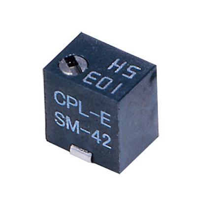 SM-42TW202 SMD Trimmer Potentiometer 0.25W Top Adjust Nidec Components