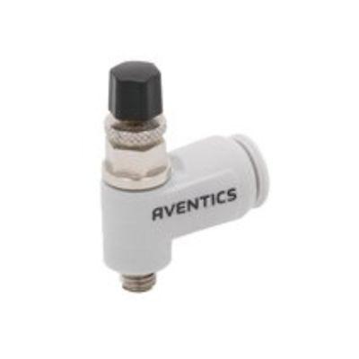0821200128 EMERSON ? AVENTICS CC04 Series Tube Flow Valve, 4mm Tube Inlet Port x M5 Male Outlet Port,