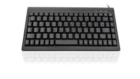 KYBAC595-PS2BKFR Ceratech  Wired PS/2 Compact Keyboard, QWERTY (French), Black