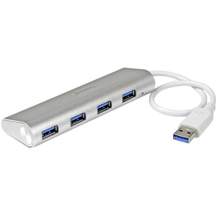 ST43004UA StarTech.com 4 Port USB 3.0 USB A  Hub, USB Bus Powered, 112 x 36 x 18mm