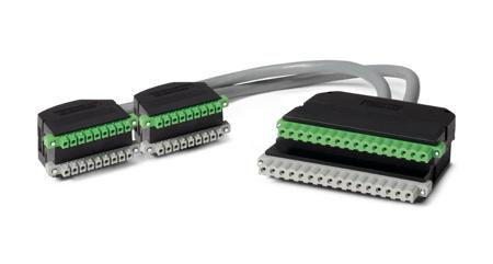 2908403 Phoenix Contact CAB-MSTB Series Cable for Use with Honeywell C300 Universal I/O, 30 V ac/dc