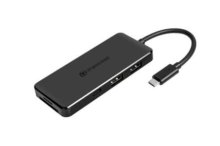 TS-HUB5C 3-Port Hub,1-Port PD,SD/MicroSD Reader,