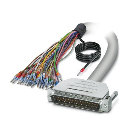 2926616 Phoenix Contact Male 37 Pin D-sub Unterminated Serial Cable, 3m, 25/S, CABLE-D-37SUB/M/OE/0 Series