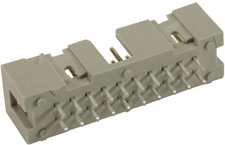 09185106322 HARTING SEK 18 Series Straight Through Hole PCB Header, 10 Contact(s), 2.54 mm Pitch, 2 Row, Shrouded