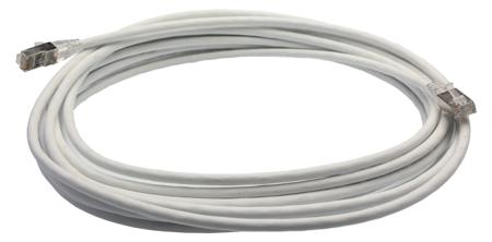 RJ45C6AWH-7-0M HellermannTyton Connectivity Cat6a RJ45 to RJ45 Ethernet Cable, S/FTP, White, 7m