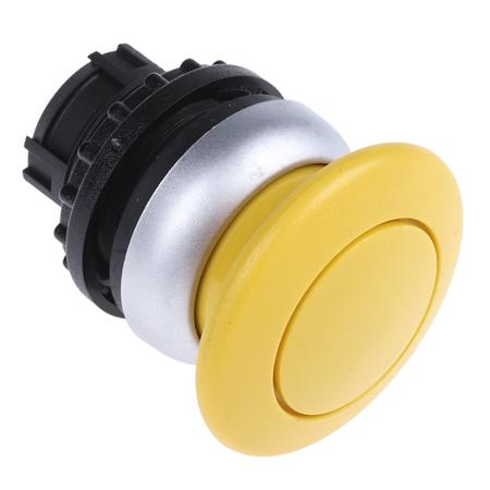 78635836 M22-DP-Y+M22-A Eaton RMQ Titan M22 Series Yellow Momentary Push Button Head, 22mm Cutout, IP66, IP67, IP69