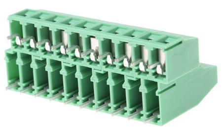 1725038 Phoenix Contact MKKDS 1.5/ 2-5.08 Series PCB Terminal Block, 4-Contact, 5.08mm Pitch, Through Hole Mount, 2-Row, Screw