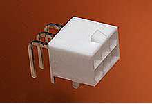 39-30-1082 MiniFit Jr RA DR /Pegs 30Au V-0 8Ckt