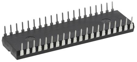 PIC18F45K22-I-P Microchip PIC18F45K22-I/P, 8bit PIC Microcontroller, 16MHz, 32.768 kB, 256 B Flash, 40-Pin PDIP