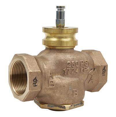 VG310R-32B Schneider Electric Bronze Globe Valve , 1-1/4 in Rp Female 399.9 kPa