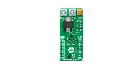 MIKROE-6630 MikroElektronika PWR Meter 3 Click - 15A Sensor Add-On Board Add On Board for Power Mnitoring Device Industrial