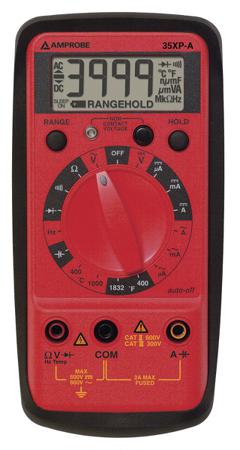 35XP-A Amprobe 35XPA Handheld Digital Multimeter, 2A ac 600V ac 2A dc 600V dc