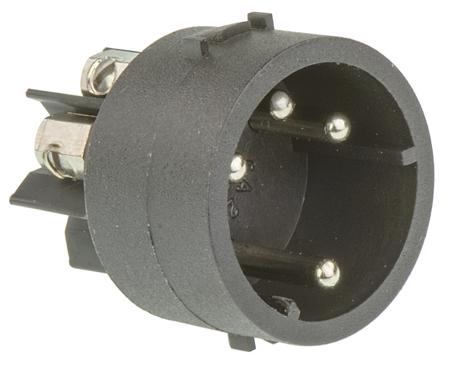 SA3241 Bulgin Male Connector Insert 4 Way for use with Mini Buccaneer Connector