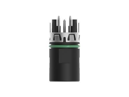 235165-E ERNI Circular Connectors, 5 Contacts, Board Mount, M12 Connector, Plug, Male, M12 Connector Series