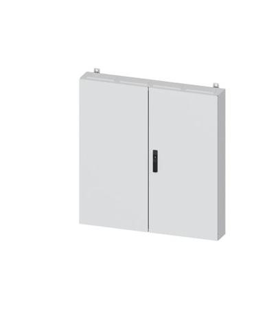 8GK1032-5KK41 Siemens Wall Mounted Cabinet Enclosure Type ALPHA 160 Series , 1100 x 1050 x 140mm, Steel DIN Rail Enclosure