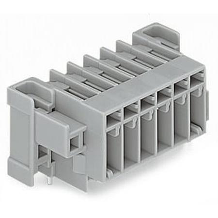 769-664-004-000 WAGO 769 Series Angled PCB Mount PCB Header, 4 Contact(s), 5mm Pitch, 1 Row(s), Shrouded