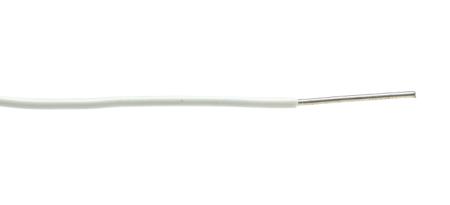 1565 WH001 Alpha Wire Hook-up Wire PVC Series White 0.75 mm² Hook Up Wire, 18 AWG, 304.8m, PVC Insulation,