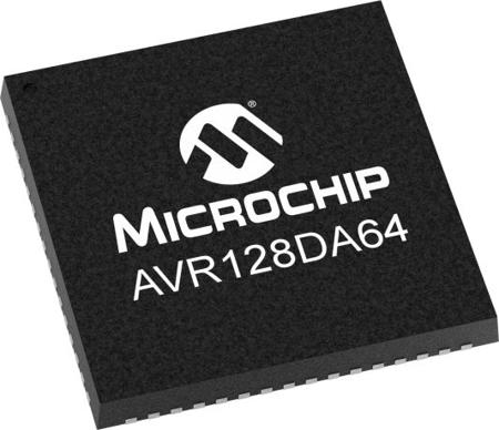 AVR128DA64-E-MRVAO Microchip, 8bit AVR CPU, AVR Microcontroller, 24MHz, 128 KB Flash, 64-Pin VQFN